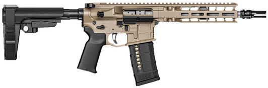  Radian Weapons R0504 Model 1 Pistol 300 Blackout 30+1 9", FDE Billet Rec/M-Lok Handguard, Smooth Buffer Tube (No Brace), Magpul Grip, Ambi Controls, Dead Air QD Flash Hider, Adj. Trigger 