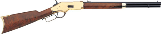 Taylors and Company Taylors & Company 550191 1866  38 Special Caliber with 10+1 Capacity, 20" Blued Octagon Barrel, Brass Metal Finish & Walnut Stock Right Hand (Full Size) 