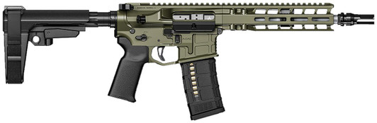  Radian Weapons R0505 Model 1 Pistol 300 Blackout 30+1 9", OD Green Billet Rec/M-Lok Handguard, Smooth Buffer Tube (No Brace), Magpul Grip, Ambi Controls, Dead Air QD Flash Hider, Adj. Trigger 