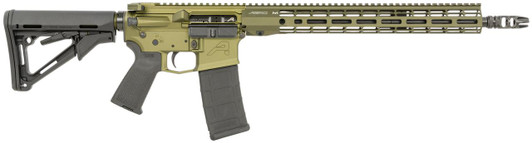  Aero Precision APCR650048 M4E1  5.56x45mm NATO 30+1 16" Mid-Length Barrel, Sports South Exclusive OD Green, 15" R-ONE M-LOK Handguard, Magpul Grip/SL Carbine Stock, Ambi Charging Handle/Safety 