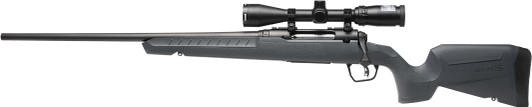  Savage Arms 32250 Axis 2 XP Combo Compact 243 Win 4+1 20" Matte Black Heavy Sporter Barrel & Drilled & Tapped Carbon Steel Receiver, Fixed Matte Gray Synthetic Stock, Left Hand, Boresighted 3-9x40mm 
