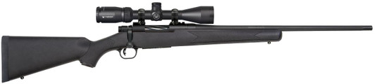  Mossberg 28001 Patriot  6.5 Creedmoor Caliber with 5+1 Capacity, 22" Fluted Barrel, Matte Blued Metal Finish & Black Synthetic Stock Right Hand (Full Size) Includes Vortex Crossfire II 3-9x40mm Scope 
