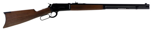 Winchester Guns Winchester Repeating Arms 534175171 Model 1886 Short Rifle 45-90 Win 8+1 24" Brushed Polish Blued Sporter Barrel, Drilled & Tapped Steel Receiver, Grade I Satin Walnut Straight Grip Stock 