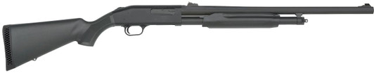  Mossberg 56424 500 Slugster 12 Gauge Pump 3" 5+1 24" Matte Blued Steel Barrel, Matte Blued Receiver, Fixed Synthetic Stock 