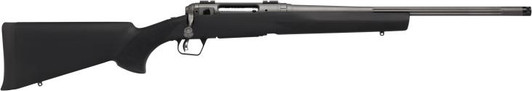  Savage Arms 58275 110 Trail Hunter Lite Full Size 6.5 PRC 2+1 20" Fluted/Threaded Barrel, Drilled & Tapped Steel Receiver, Black Fixed Synthetic Stock 