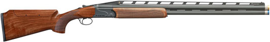 RIZZINI USA Rizzini USA 26011232 BR110 Sporter IPS Over/Under 12 Gauge 2rd 32" Chrome Lined XL Back Bored, Adj. Vent Rib, Matte Gray Barrel/Rec, Grade II Turkish Walnut Stock w/Adj Comb, 5 Ext. Chokes 