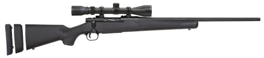  Mossberg 28094 Patriot Super Bantam Youth 350 Legend 4+1 22" Matte Blued Fluted Steel Barrel & Receiver, Black Synthetic Stock,  3-9x40mm Duplex Scope 