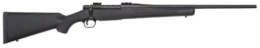  Mossberg 27877 Patriot  Full Size 25-06 Rem 5+1 22" Matte Blued Fluted Barrel, Drilled & Tapped Matte Blued Stainless Steel Receiver, Walnut Fixed Stock, Right Hand 