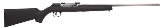  Savage Arms 47216 A22 FSS Full Size 22 LR 10+1 22" Matte Sporter Barrel, Matte Drilled & Tapped Stainless Steel Receiver, Matte Black Fixed Synthetic Stock, Right Hand 
