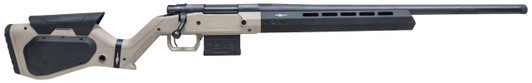 HOWA Howa HHERA308HBTAN M1500 Hera 308 Win 5+1 24" Heavy Threaded Barrel, Black Rec, Tan & Black Hera H7 Chassis Stock 