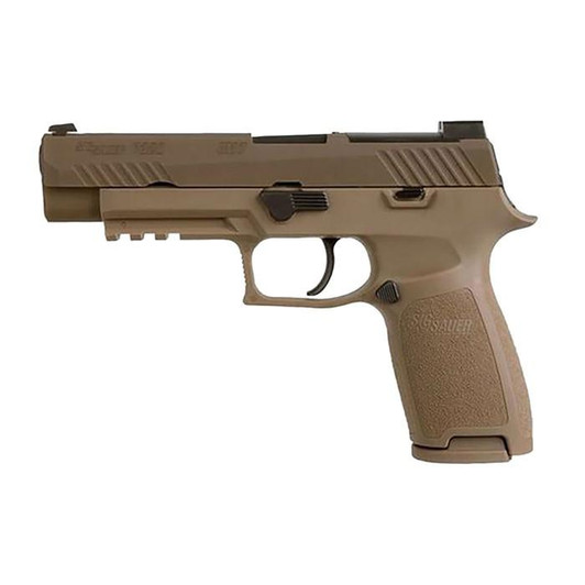 SIG SAUER P320 M17 9mm Luger 4.7'' Bbl (3)10rd Mags Striker Coyote 