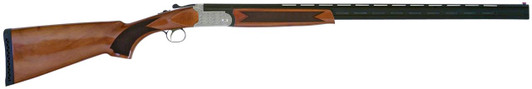  TriStar 30418 Setter S/T  Full Size 410 Gauge Break Open 3" 2rd 28" Black Vent Rib Barrel, Engraved Silver Steel Receiver, Fixed Turkish Walnut Stock, Beretta/Benelli Chokes, Right Hand 