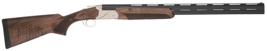  TriStar 33140 Trinity II LT Full Size 12 Gauge Break Open 3" 2rd 28" Black Over/Under Vent Rib Barrel, Engraved Silver Aluminum Receiver, Fixed Turkish Walnut Stock, Right Hand 