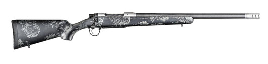  Christensen Arms 8010631300 Ridgeline FFT 6.8 Western 3+1 20" Carbon Fiber/Threaded Barrel, Stainless Steel, Black with Gray Accents Stock 