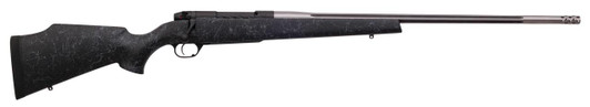  Weatherby MAM01N333WR8B Mark V Accumark 338-378 Wthby Mag 2+1 26" Barrel, Graphite Black Cerakote Metal Finish, Gray Webbed Black Fixed Monte Carlo Stock 