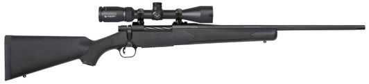  Mossberg 27934 Patriot  270 Win Caliber with 5+1 Capacity, 22" Fluted Barrel, Matte Blued Metal Finish & Black Synthetic Stokc Right Hand (Full Size) Includes Vortex Crossfire II 3-9x40mm Scope 
