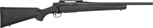  Mossberg 28232 Patriot Carbine 350 Legend 5+1 18" Matte Blued Threaded Bull Barrel, Matte Blued Picatinny Rail Receiver, Black Fixed Synthetic Stock 