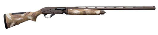  Weatherby XSL2028MAG Sorix  Full Size 20 Gauge Semi-Auto 3" 2+1 28" Burnt Bronze Cerakote Vent Rib Barrel & Drilled & Tapped Steel Receiver, Slough Camo Synthetic Stock w/Adj Shim, Ambidextrous 