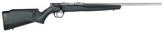  Savage Arms 70502 B Series FVSS Full Size 22 WMR 10+1 21" Matte Button Rifled Barrel, Matte Drilled & Tapped Stainless Steel Receiver, Matte Black Fixed Synthetic Stock, Right Hand 
