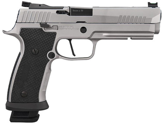 SIG SAUER Sig Sauer 320SXG59STAS10 P320  Full Size Frame 9mm Luger 10+1 5" Optic Ready Stainless Steel Slide Black LOK Grip 