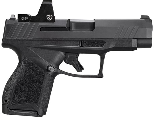  Taurus 1GX4XLP94110R GX4XL T.O.R.O. Micro-Compact Frame 9mm Luger 10+1 3.70" Black DLC Steel Barrel, Black Gas Nitride Optic Cut/Serrated Alloy Steel Slide, Black Polymer Frame & Grip, Right Hand 