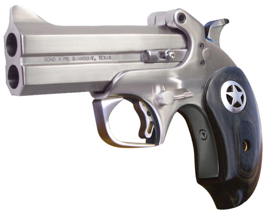  Bond Arms BARII Ranger II  38 Special,357 Mag 4.25" 2rd Stainless Barrel/Frame Black Ash Grips with Integrated Star Inlay 