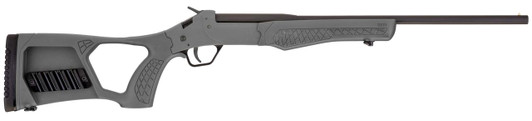  Rossi SSP1-GRAY Tuffy Single Shot Youth 410 Gauge Break Open 3" 1rd 18.50" Matte Black Barrel, Matte Black Steel Receiver, Gray Synthetic Thumbhole Stock w/Shell Holder, Right Hand 