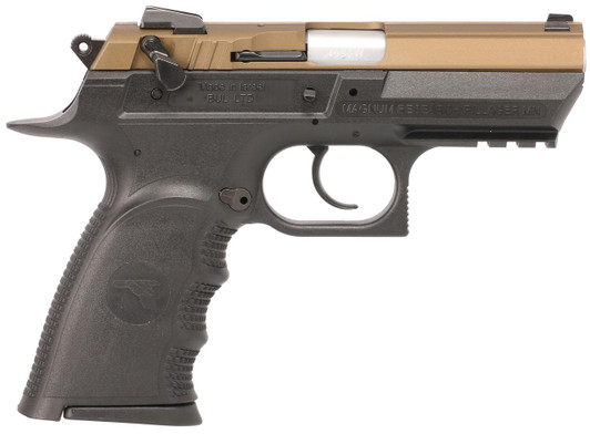  Magnum Research BE94133RSLBB Baby Eagle III  40 S&W 12+1 3.85" Burnt Bronze Carbon Steel Slide Black Textured 