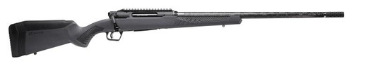 Savage Arms 57900 Impulse Mountain Hunter 28 Nosler 2+1 24" Carbon Fiber Threaded Barrel, Black Aluminum Receiver w/Picatinny Rail, Gray AccuStock Synthetic Stock, Ambidextrous 