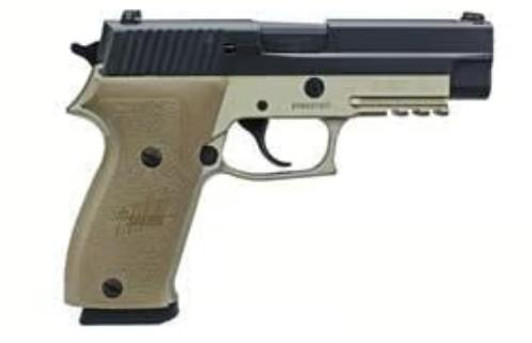 SIG SAUER P220 45acp 4.4''  Combat 2-tone Fde Da/sa Fde Grip 10rd 