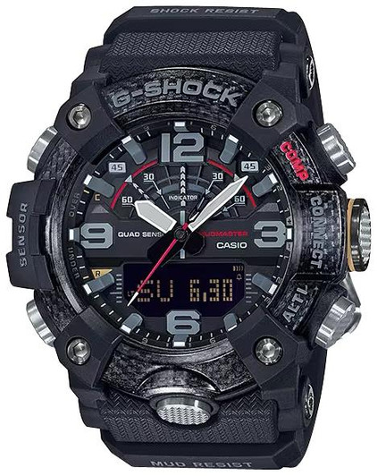 G-SHOCK/VLC DISTRIBUTION G-shock/vlc Distribution GGB1001A G-Shock Tactical MudMaster Keep Time Black Size 145-215mm Features Digital Compass 