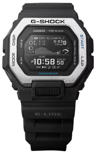 G-SHOCK/VLC DISTRIBUTION G-shock/vlc Distribution GBX1001CR G-Shock Tactical G-Glide Fitness Tracker Black Size 145-215mm 