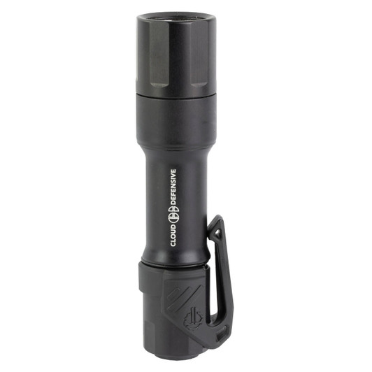 Cloud Defensive MCH 2.0 EDC Flashlight, Single Output, 1400 Lumens, Black, Aluminum, MCH2.0-EDC-650-S-BLK (Black)