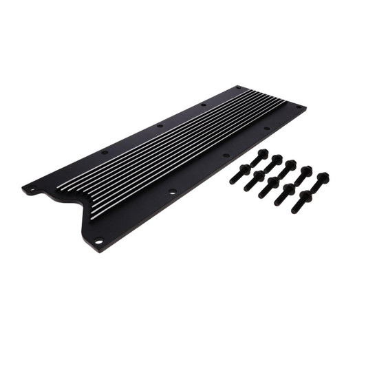 TOP STREET PERFORMANCE LS1/LS6 Finned Aluminum Black Valley Cover 