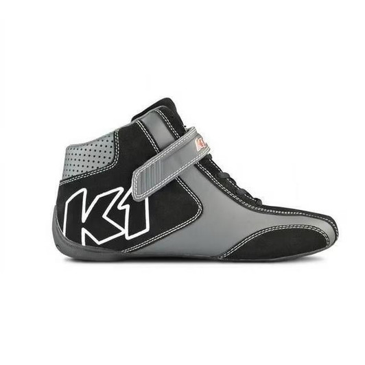 K1 RACEGEAR Shoe Champ Karting Size 5 Black / Gray 