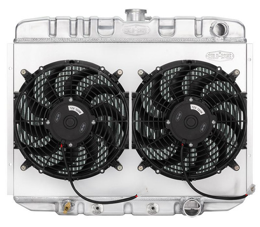COLD CASE RADIATORS 67-70 Mustang Radiator AT 24in Dual 12in Fans 