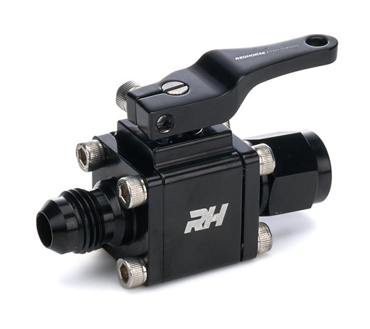 REDHORSE PERFORMANCE Inline Shut Off Valve 6AN Female Inlet/Outlet 