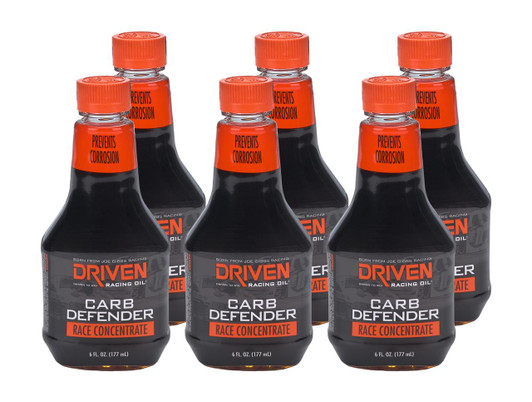 DRIVEN RACING OIL Carb Defender - Race Con centrate Case 6 x 6 oz. 