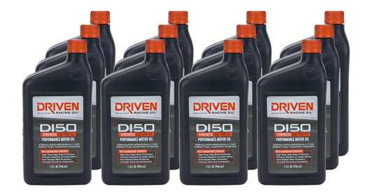 DRIVEN RACING OIL DI50 15w50 Synthetic Oil Case 12 x 1 Quart 