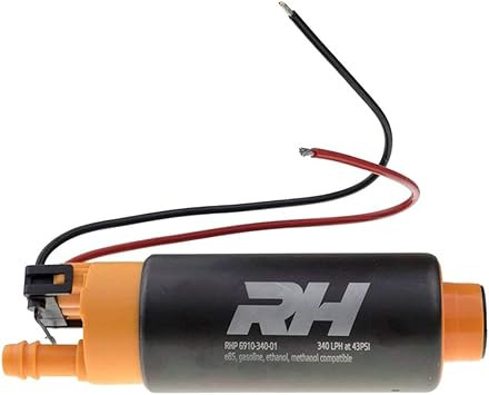 E85 In Tank Fuel Pump 340 LPH Center Inlet