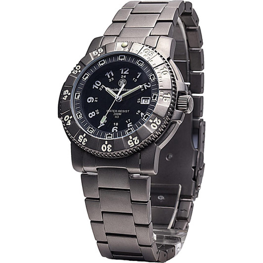  Smith & Wesson Executive Watch -Tritium, 45 mm, Titanium, Black face 