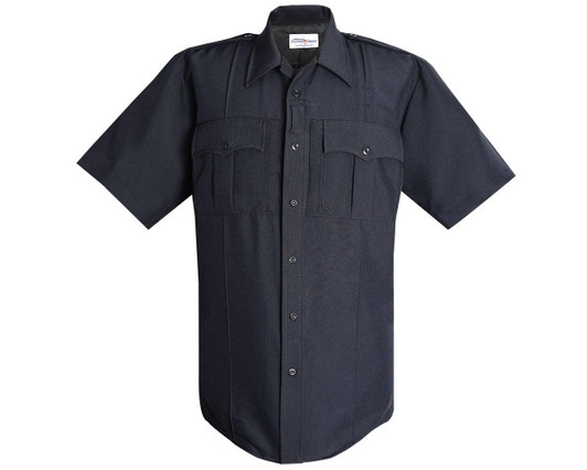 Flying Cross Command Power Stretch Short Sleeve Shirt W/ Zipper 