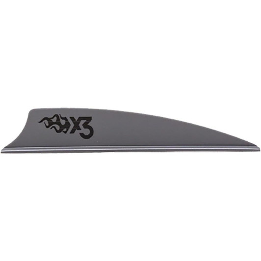  Bohning X3 Vanes Silver 2.25 In. 100 Pk. 