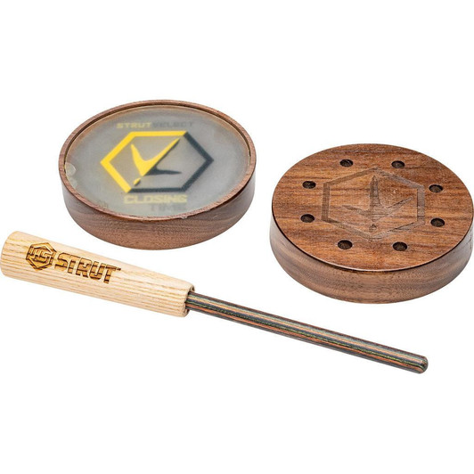  Hunters Specialties Strut Select Turkey Call Closing Time Glass Pan Call 