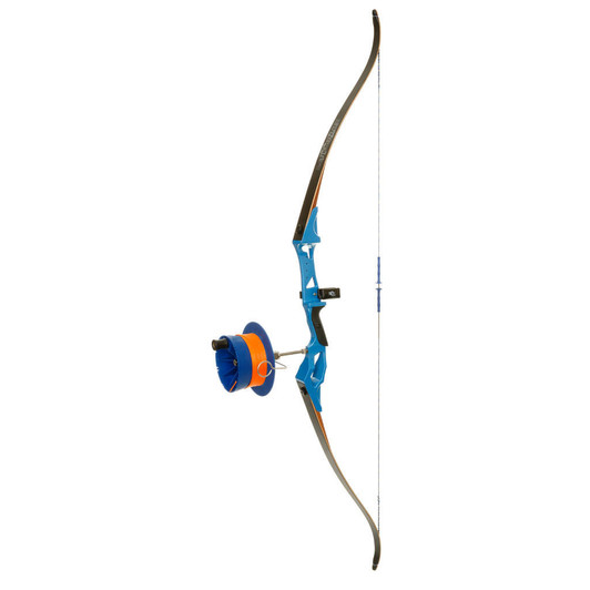 Fin Finder Bank Runner Recurve Package Blue W/ Sidewinder Reel Rh