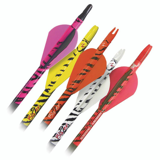  Bohning Blazer Arrow Wraps Yellow Tiger 4 In. 13 Pk. 