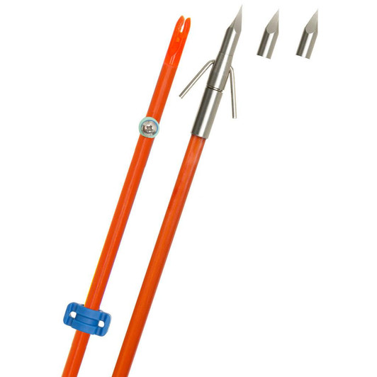 Fin-finder Fin Finder Raider Pro Bowfishing Arrow Orange W/riptide Pro Point 