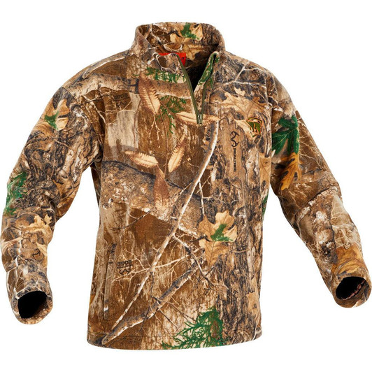  Arctic Shield Heat Echo Sherpa Fleece 1/4 Zip Realtree Edge Medium 