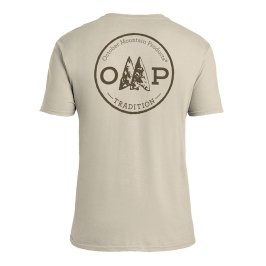  October Mountain Tradition Tee Sand Medium 