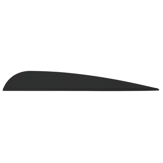 Aae Elite Plastifletch Vanes Black 3.875 In. 100 Pk. 